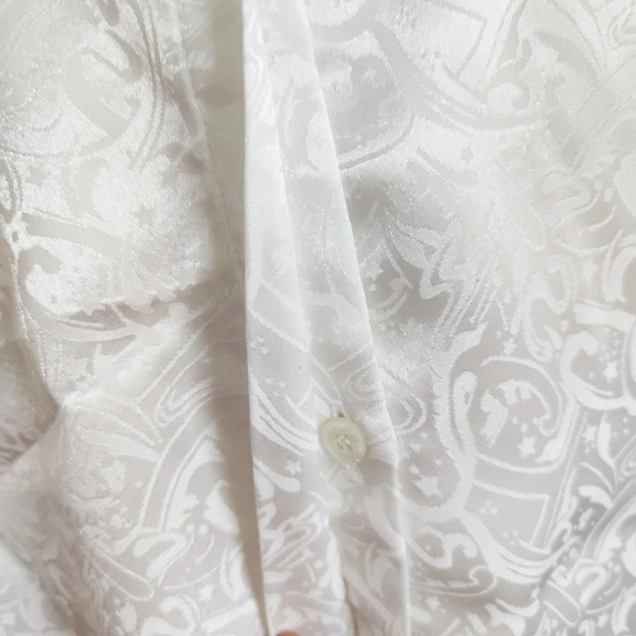 Vintage Blouse / Faux Pearls / Size Large (12) - Picture 6 of 9